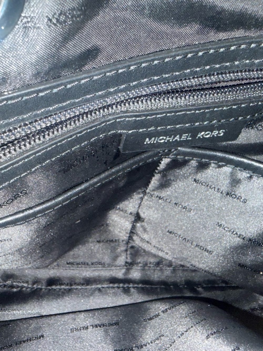 Michael Kors Black and Gray Signature Tote - Picture 13 of 13